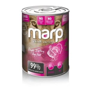 MARP DOG THINK VARIETY SINGLE TURKEY konservi suņiem Tītars 400g